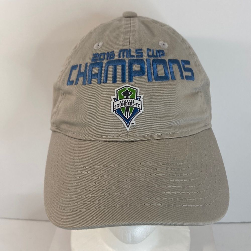 Adidas Sounders Seattle Soccer 2016 MLS Cup  Championship Hat, Adjustable Size